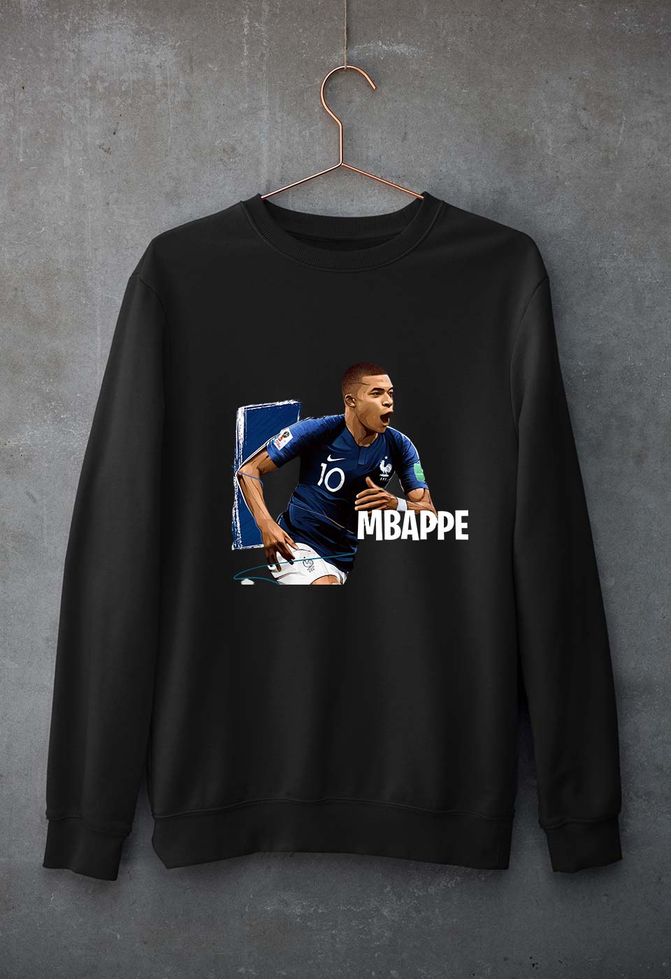 Kylian Mbappé Unisex Sweatshirt for Men/Women-Black-Ektarfa.online