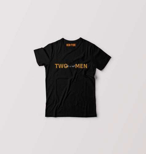 Two and a Half Men Kids T-Shirt for Boy/Girl-Black-Ektarfa.online