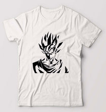 Load image into Gallery viewer, Anime Goku T-Shirt for Men-S(38 Inches)-White-Ektarfa.online

