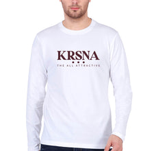 Load image into Gallery viewer, Krsna Full Sleeves T-Shirt for Men-White-Ektarfa.online
