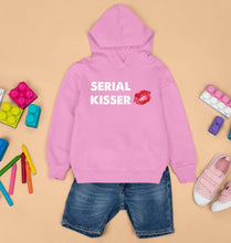 Load image into Gallery viewer, Serial Kisser Kids Hoodie for Boy/Girl-1-2 Years(24 Inches)-Light Baby Pink-Ektarfa.online
