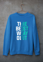Load image into Gallery viewer, The Best Way Unisex Sweatshirt for Men/Women-S(40 Inches)-Royal Blue-Ektarfa.online
