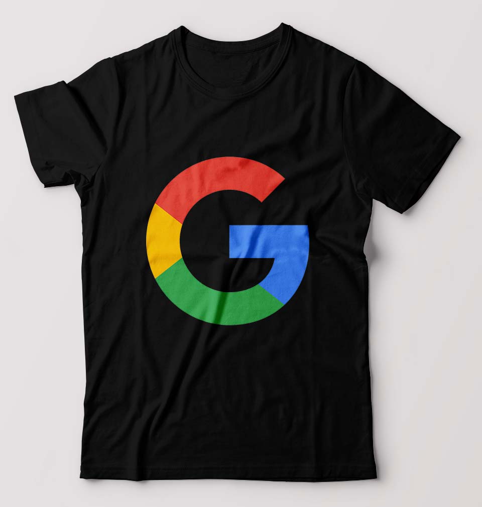 Google T-Shirt for Men-Black-Ektarfa.online
