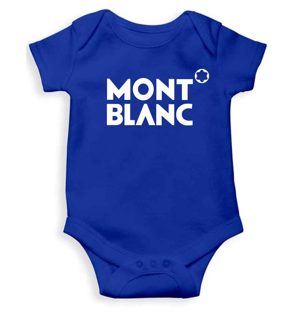 Mont Blanc Kids Romper For Baby Boy/Girl-0-5 Months(18 Inches)-Royal Blue-Ektarfa.online