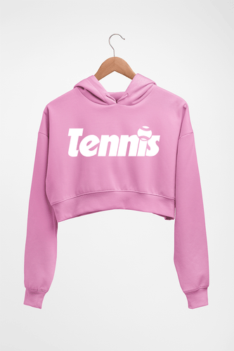 Tennis Crop HOODIE FOR WOMEN-Light Baby Pink-Ektarfa.online
