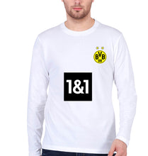 Load image into Gallery viewer, Borussia Dortmund 2021-22 Full Sleeves T-Shirt for Men-S(38 Inches)-White-Ektarfa.online

