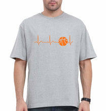 Load image into Gallery viewer, NBA Basketball Oversized T-Shirt for Men-Grey-Ektarfa.online

