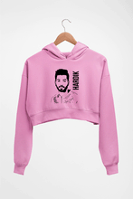 Load image into Gallery viewer, Hardik Pandya Crop HOODIE FOR WOMEN-Light Baby Pink-Ektarfa.online
