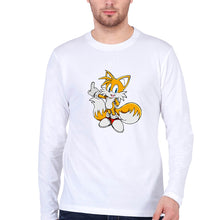 Load image into Gallery viewer, Tails Sonic Full Sleeves T-Shirt for Men-White-Ektarfa.online

