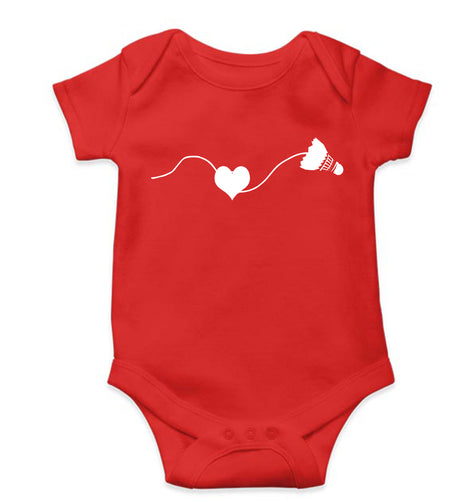 Badminton Kids Romper For Baby Boy/Girl-Red-Ektarfa.online