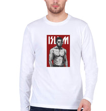 Load image into Gallery viewer, Islam Makhachev Full Sleeves T-Shirt for Men-White-Ektarfa.online
