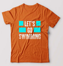 Load image into Gallery viewer, Swimming T-Shirt for Men-Orange-Ektarfa.online
