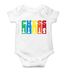 Load image into Gallery viewer, Chess Kids Romper For Baby Boy/Girl-0-5 Months(18 Inches)-White-Ektarfa.online
