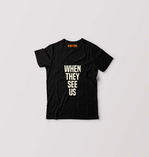 Load image into Gallery viewer, When They See Us Kids T-Shirt for Boy/Girl-Black-Ektarfa.online
