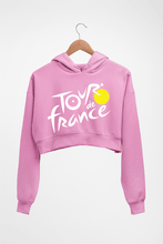 Load image into Gallery viewer, Tour de France Crop HOODIE FOR WOMEN-Light Baby Pink-Ektarfa.online
