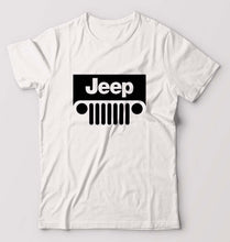 Load image into Gallery viewer, Jeep T-Shirt for Men-S(38 Inches)-White-Ektarfa.online
