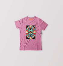 Load image into Gallery viewer, Psychedelic Peace and Love Kids T-Shirt for Boy/Girl-Pink-Ektarfa.online
