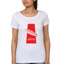 Load image into Gallery viewer, Led Zeppelin T-Shirt for Women-XS(32 Inches)-White-Ektarfa.online
