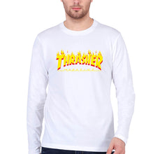 Load image into Gallery viewer, Thrasher Magzine Full Sleeves T-Shirt for Men-White-Ektarfa.online
