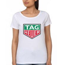 Load image into Gallery viewer, TAG Heuer T-Shirt for Women-XS(32 Inches)-White-Ektarfa.online
