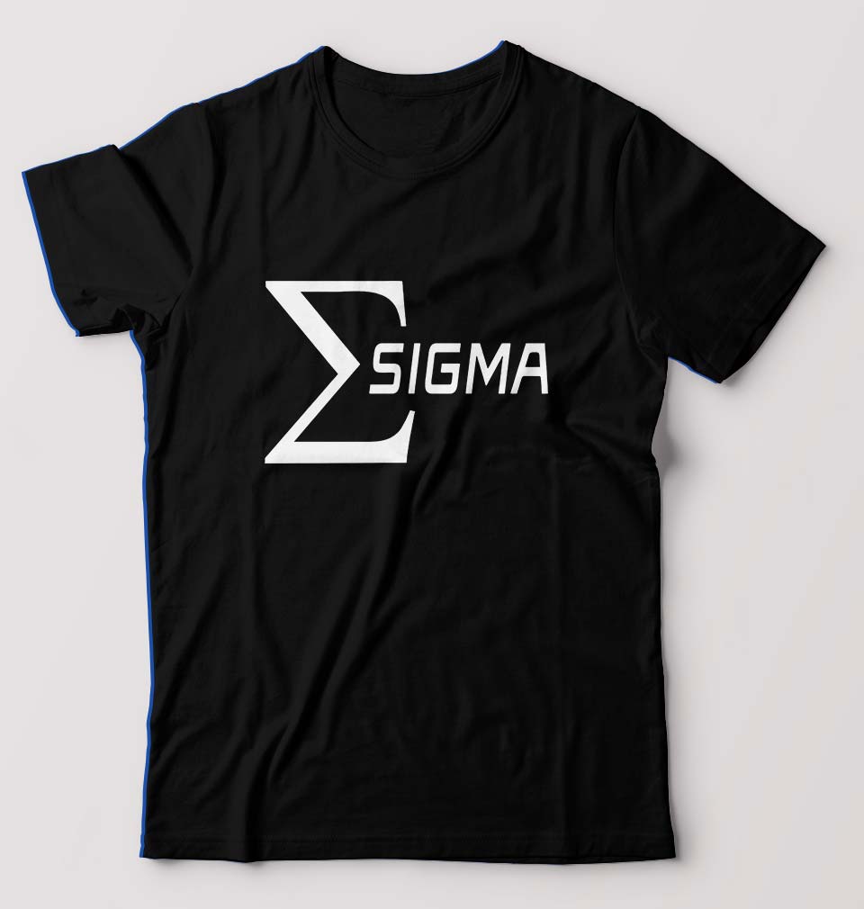 Sigma T-Shirt for Men-Black-Ektarfa.online
