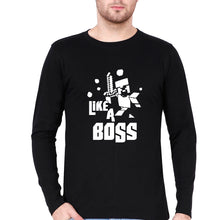Load image into Gallery viewer, Minecraft Full Sleeves T-Shirt for Men-Black-Ektarfa.online
