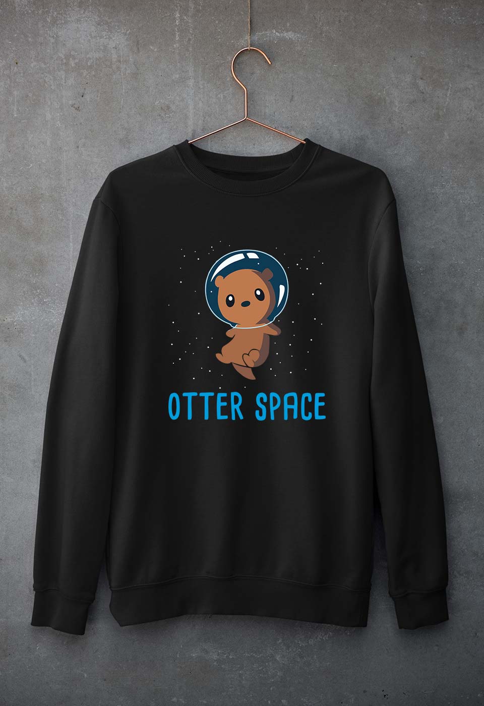 Space Unisex Sweatshirt for Men/Women-Black-Ektarfa.online