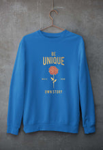 Load image into Gallery viewer, Be Unique Unisex Sweatshirt for Men/Women-S(40 Inches)-Royal Blue-Ektarfa.online
