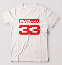 Load image into Gallery viewer, Max Verstappen T-Shirt for Men-S(38 Inches)-White-Ektarfa.online
