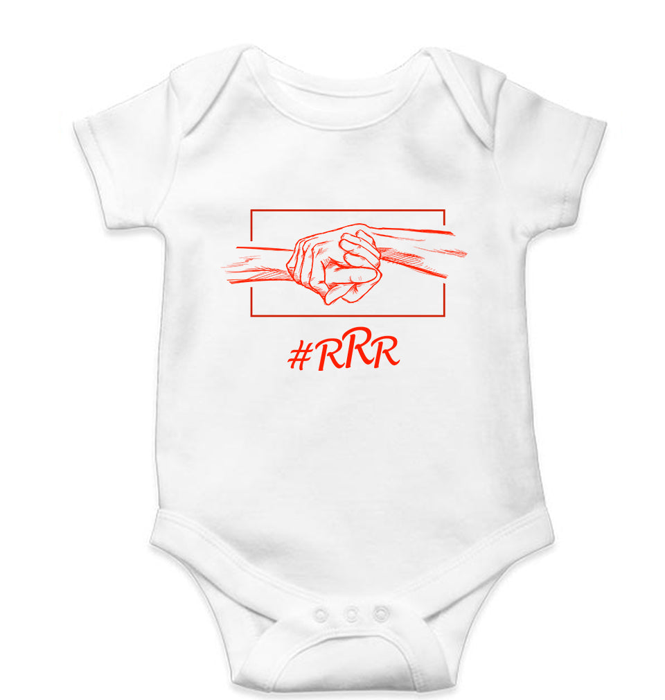 RRR Kids Romper For Baby Boy/Girl-White-Ektarfa.online