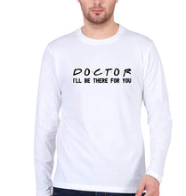 Load image into Gallery viewer, Doctor Full Sleeves T-Shirt for Men-White-Ektarfa.online
