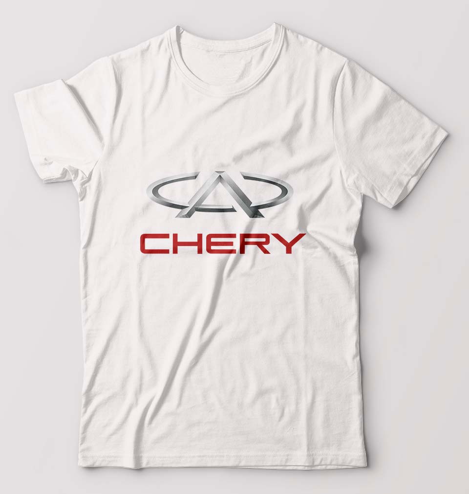 Chery T-Shirt for Men-White-Ektarfa.online