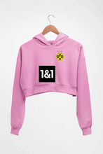 Load image into Gallery viewer, Borussia Dortmund 2021-22 Crop HOODIE FOR WOMEN-Light Baby Pink-Ektarfa.online
