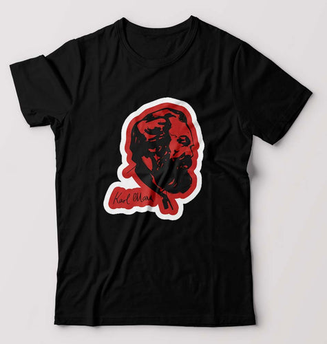 Karl Marx T-Shirt for Men-Black-Ektarfa.online