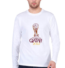 Load image into Gallery viewer, FIFA World Cup Qatar 2022 Full Sleeves T-Shirt for Men-White-Ektarfa.online
