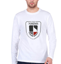 Load image into Gallery viewer, NMIMS Full Sleeves T-Shirt for Men-White-Ektarfa.online
