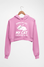 Load image into Gallery viewer, Cat Crop HOODIE FOR WOMEN-Light Baby Pink-Ektarfa.online
