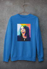 Load image into Gallery viewer, Billie Eilish Unisex Sweatshirt for Men/Women-S(40 Inches)-Royal Blue-Ektarfa.online
