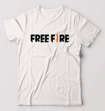 Load image into Gallery viewer, Free Fire T-Shirt for Men-S(38 Inches)-White-Ektarfa.online
