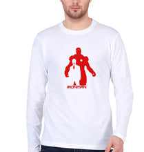 Load image into Gallery viewer, Iron Man Full Sleeves T-Shirt for Men-White-Ektarfa.online
