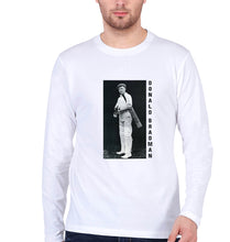 Load image into Gallery viewer, Donald Bradman Full Sleeves T-Shirt for Men-White-Ektarfa.online

