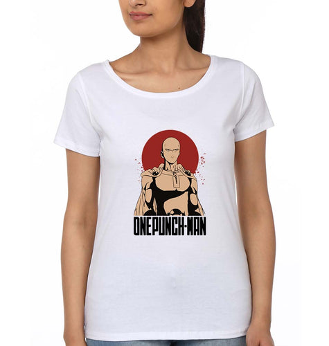 One-Punch Man T-Shirt for Womena-White-Ektarfa.online