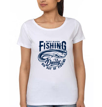Load image into Gallery viewer, Fishing T-Shirt for Women-White-Ektarfa.online
