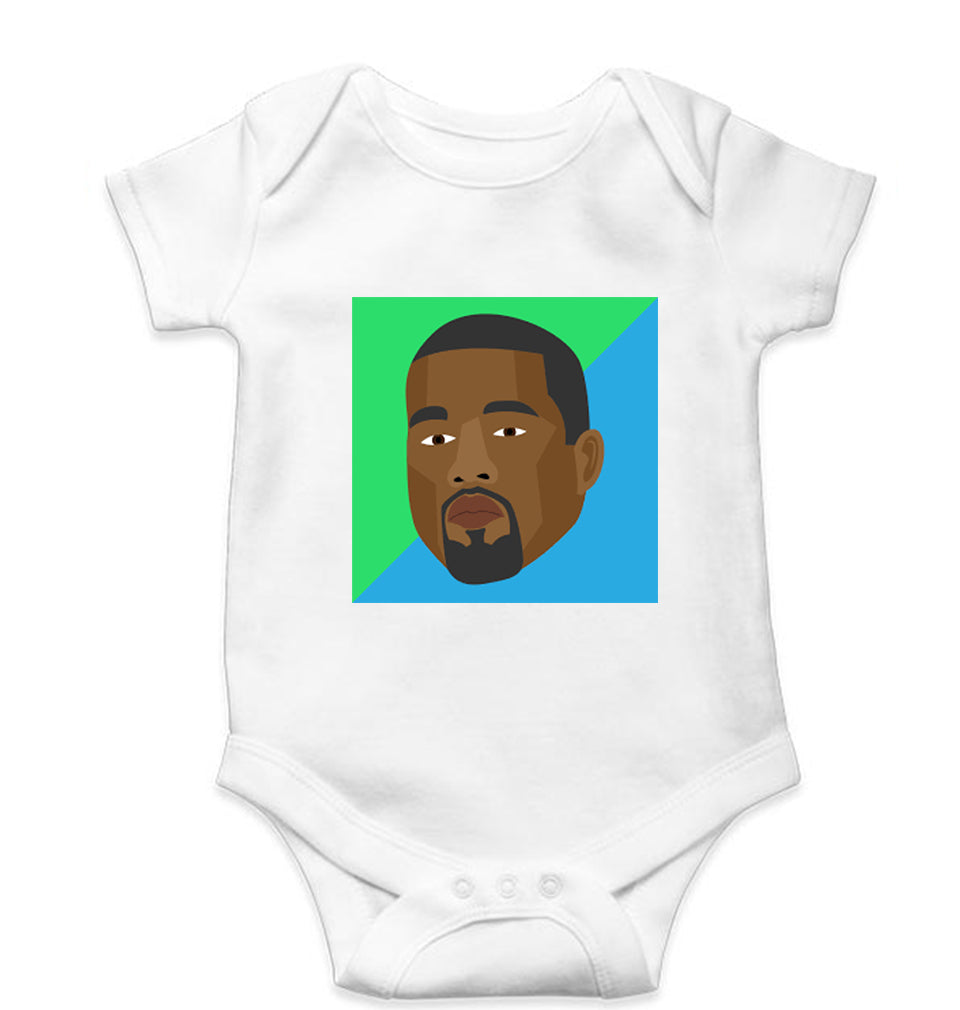 Kanye West Kids Romper For Baby Boy/Girl-White-Ektarfa.online