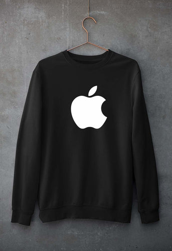 Apple Unisex Sweatshirt for Men/Women-Black-Ektarfa.online