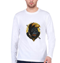 Load image into Gallery viewer, Hip Hop Gorilla Full Sleeves T-Shirt for Men-White-Ektarfa.online
