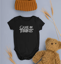 Load image into Gallery viewer, GOT Game Of Thrones Logo Kids Romper For Baby Boy/Girl-0-5 Months(18 Inches)-Black-Ektarfa.online
