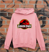 Load image into Gallery viewer, Jurassic Park Unisex Hoodie for Men/Women-S(40 Inches)-Light Baby Pink-Ektarfa.online
