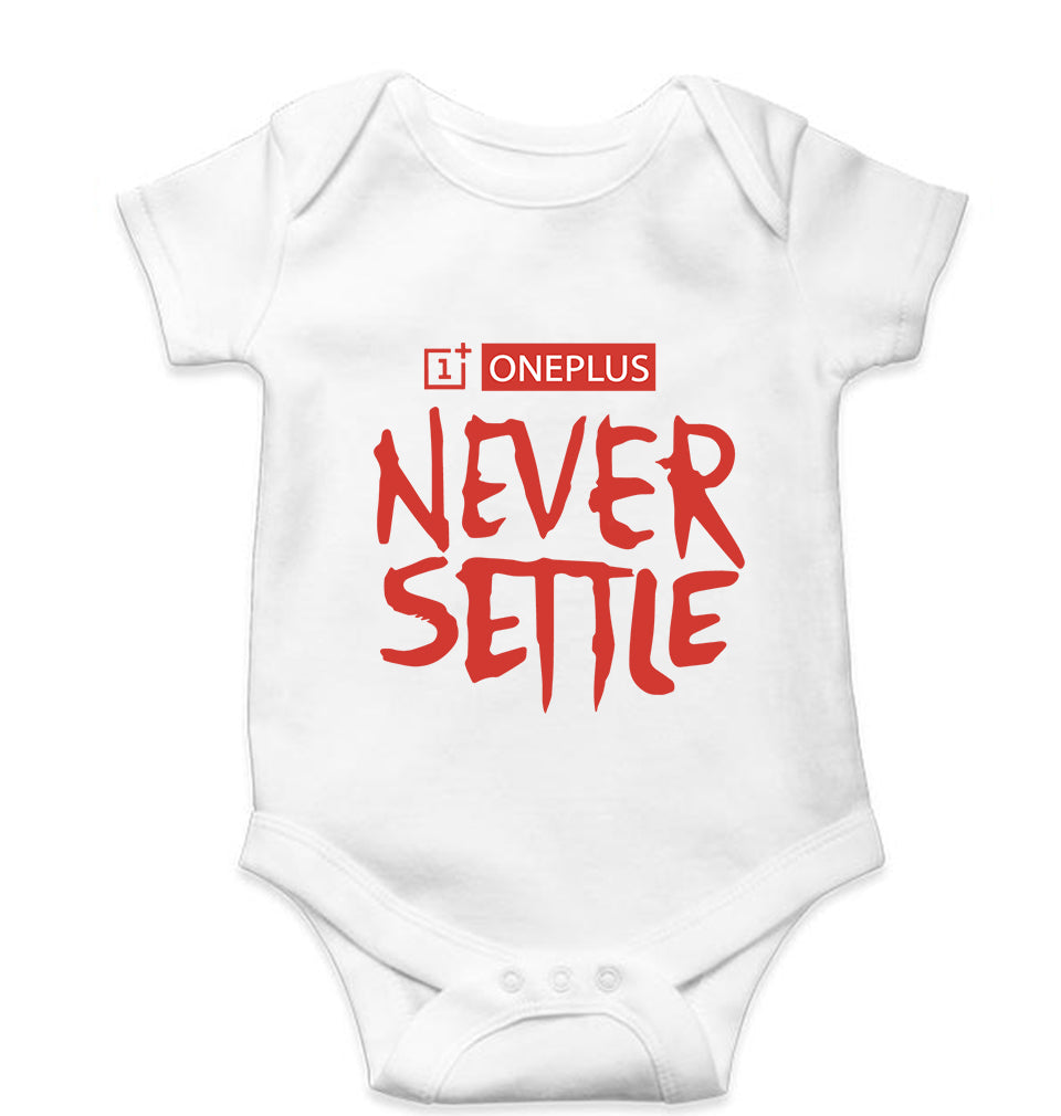 OnePlus Kids Romper For Baby Boy/Girl-White-Ektarfa.online