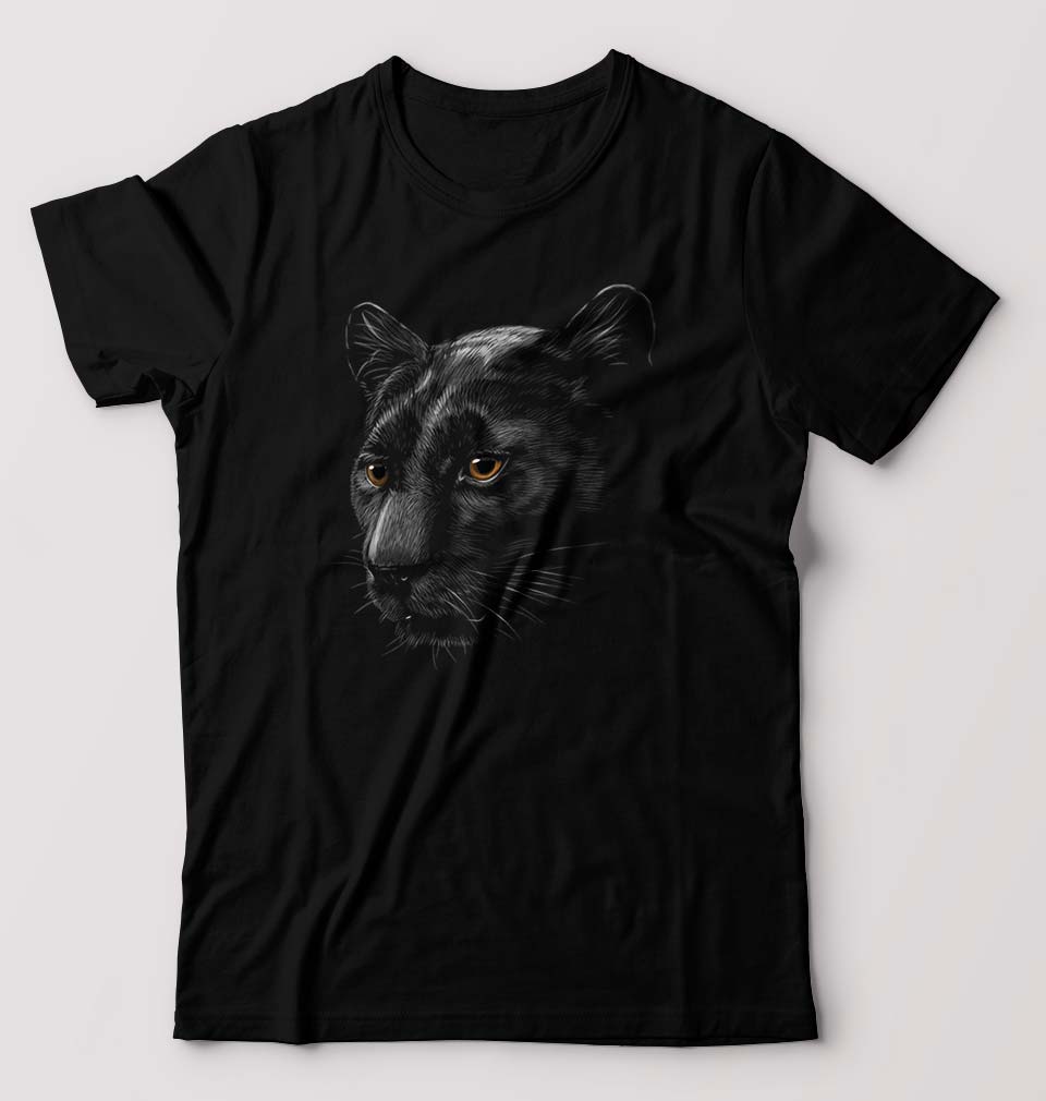 Black Panther T-Shirt for Men-Black-Ektarfa.online